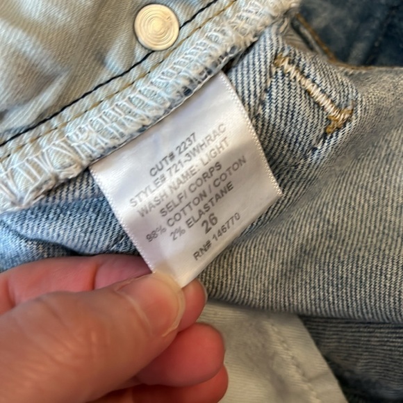 RE/DONE High Rise Ankle Crop Stretch size 26 - Picture 12 of 15